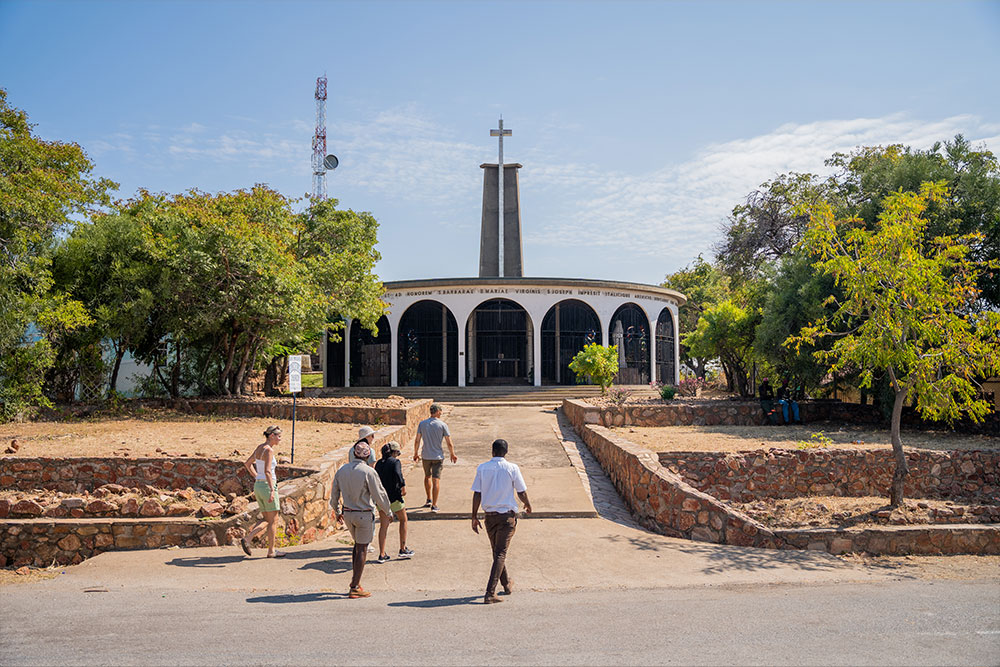 Visit the Church of Santa Barbara in Kariba